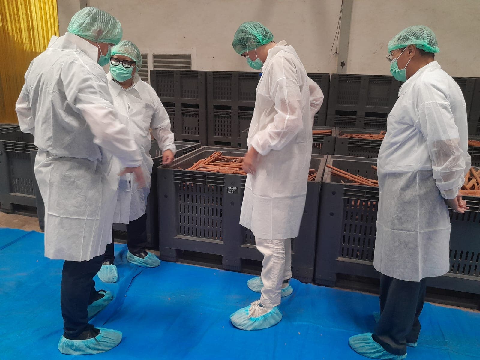 Quality control inspection before packing